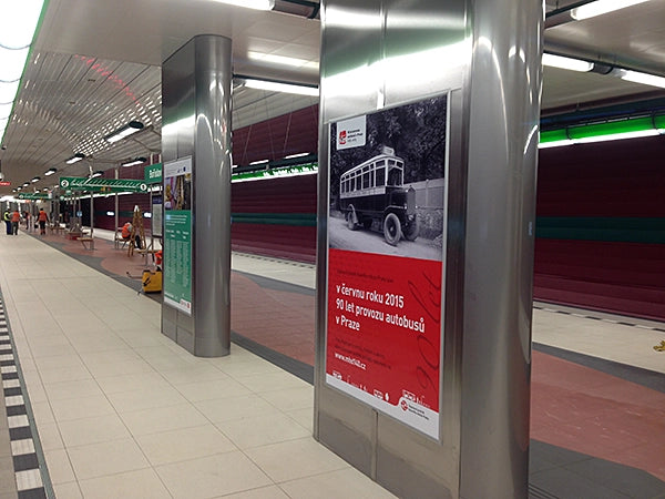 Citylight reklama v metru – plakátový reklamní systém pro veřejné prostory