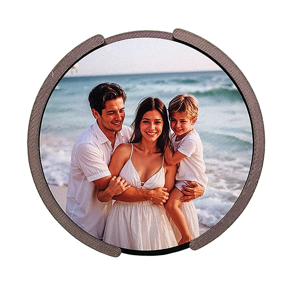 Kulatý foto podtácek s vlastním motivem – sublimační potisk na míru