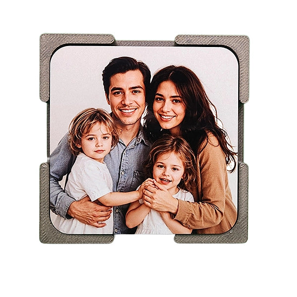 Foto podtácek v držáku – personalizovaný dárek pro firmy i domácnost