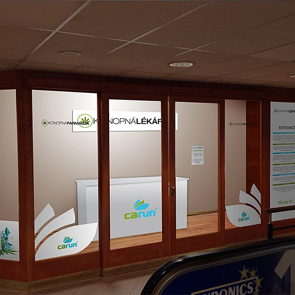 Polepy výloh pro prodejnu – kompletní reklamní označení provozovny